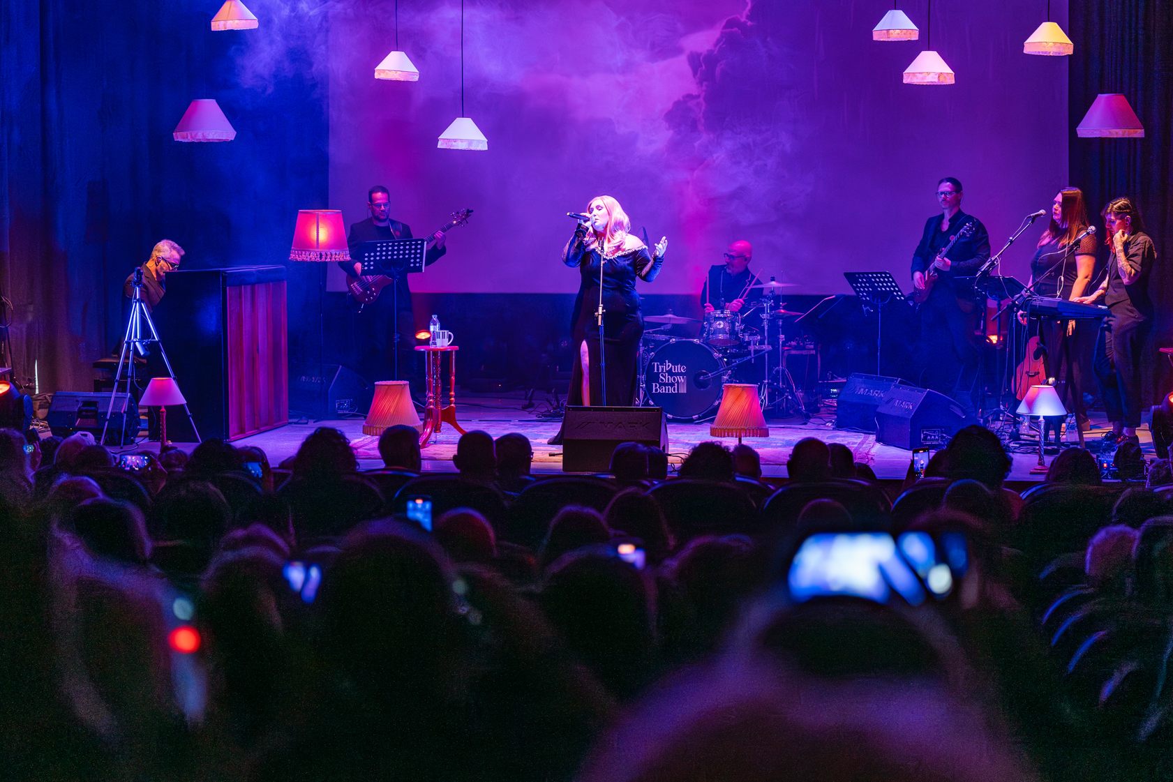 toda la banda vista desde el publico